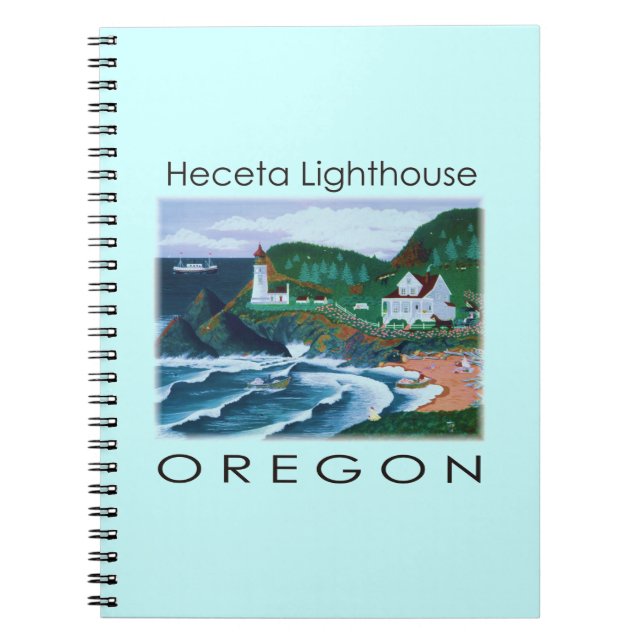 Heceta Lighthouse Anteckningsbok (Framsidan)