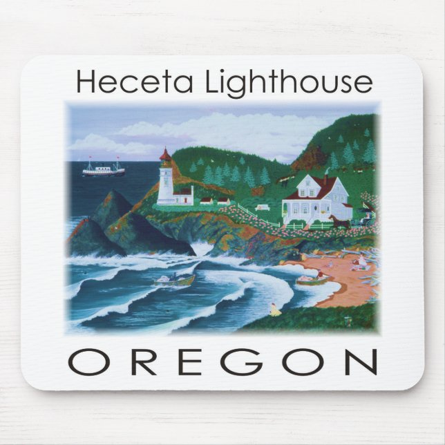 Heceta Lighthouse Musmatta (Framsidan)