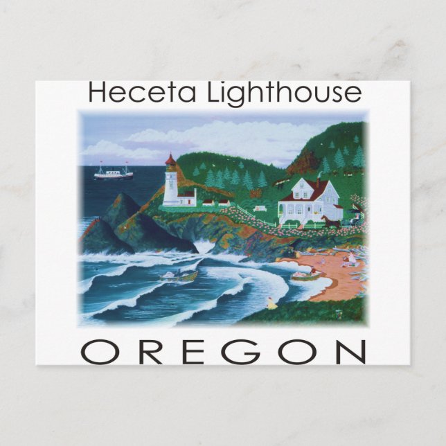 Heceta Lighthouse Vykort (Framsida)
