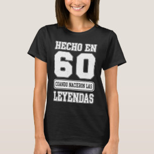 Hecho EN 1960 Spanska Cumpleaños 63:e födelsedagen T Shirt