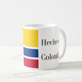 Hecho en Colombia Flagga Kaffemugg
