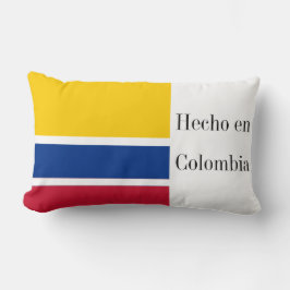 Hecho en Colombia Flagga Lumbarkudde