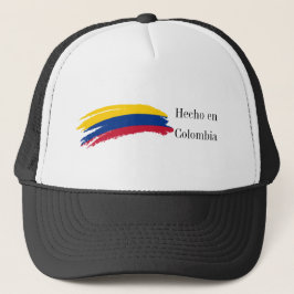Hecho en Colombia Flagga Truckerkeps