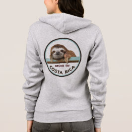 Hecho en Costa Rica Sloth hoodie T Shirt