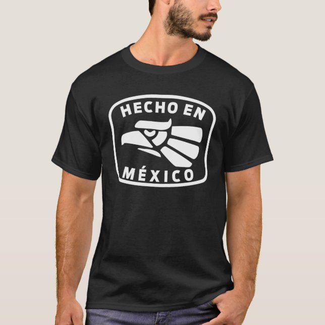 Hecho en Mexico, Roligt Mexikanska T Shirt (Framsida)