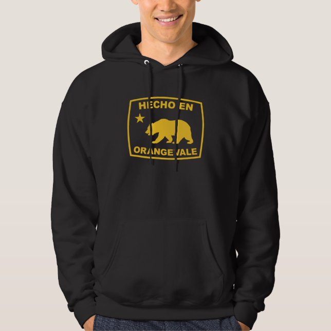Hecho en Orangevale California Republic Pacific Co Hoodie (Framsida)