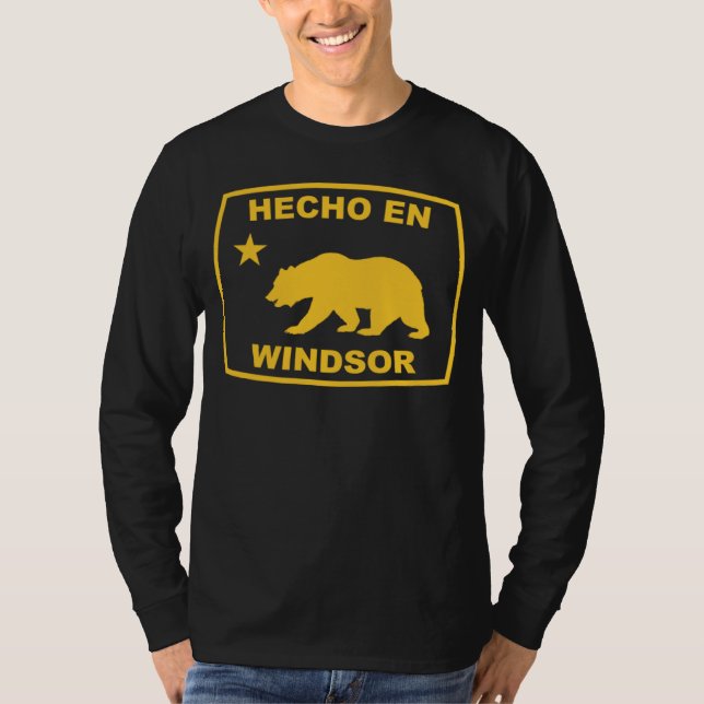 Hecho en Windsor California Republic Pacific Coast T Shirt (Framsida)