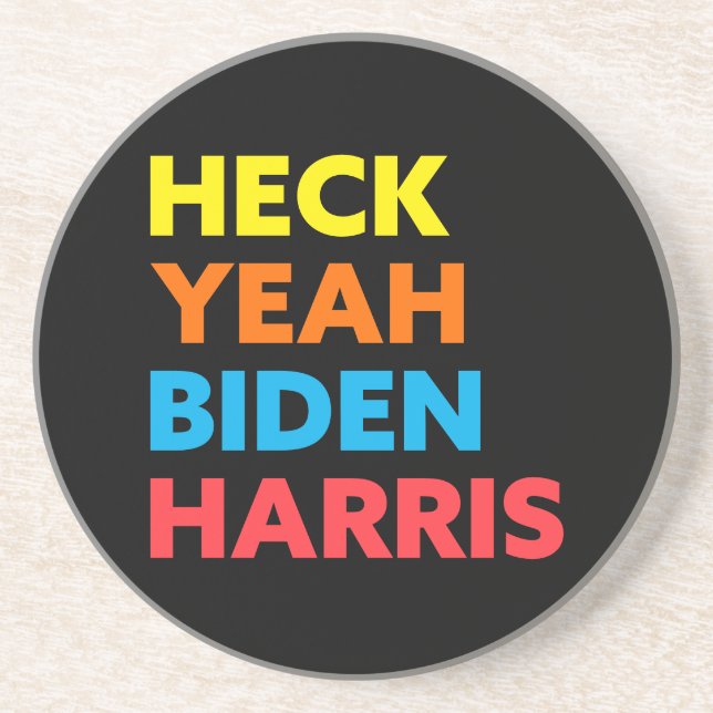 Heck Ja Biden Harris Anpassningsbar Färg Black Underlägg (Framsidan)