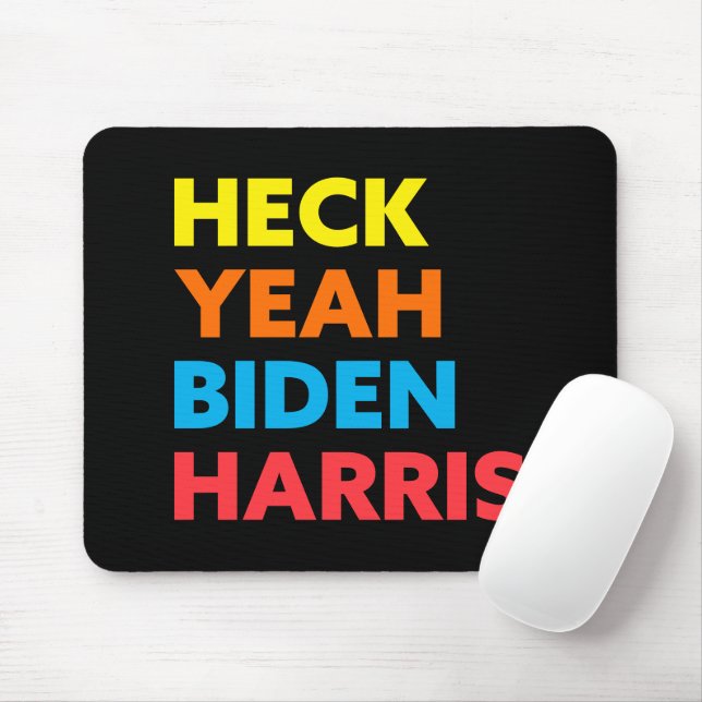 Heck Ja Biden Harris Anpassningsbar Färg Musmatta (Med mus)