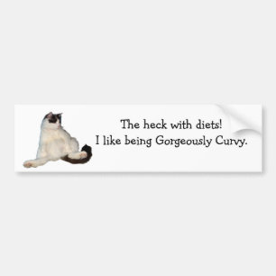 Hecken med bantar den Curvy kattbildekalet Bildekal