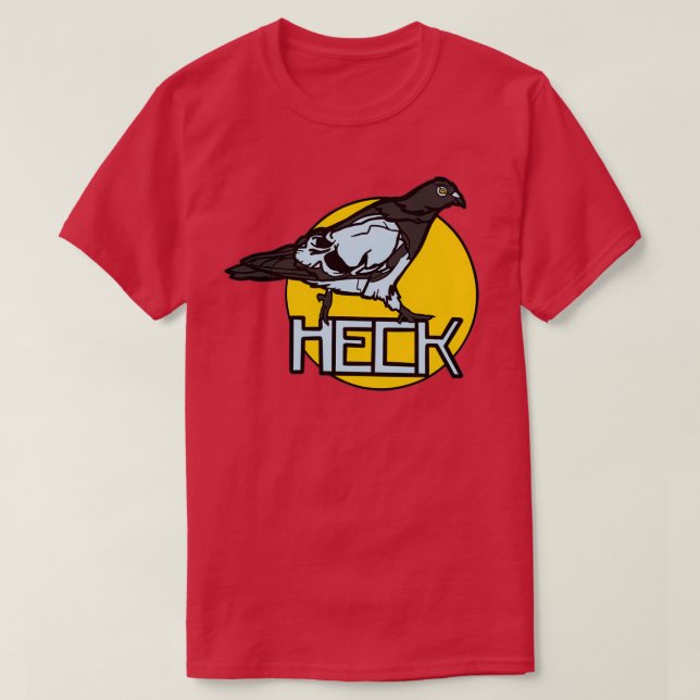Heckin pigeon t shirt (Design framsida)