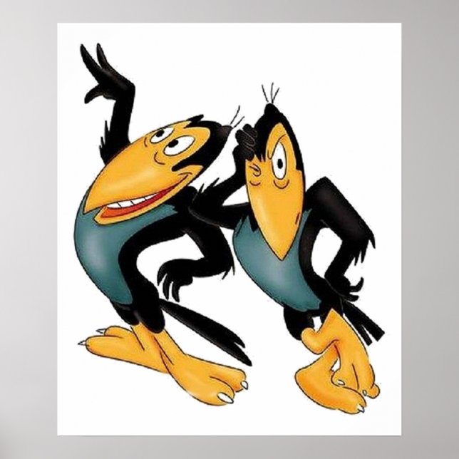 Heckle Jeckle Poster (Framsidan)