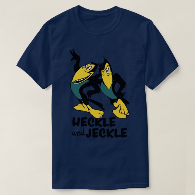 Heckle och Jeckle Old toon T Shirt (Design framsida)