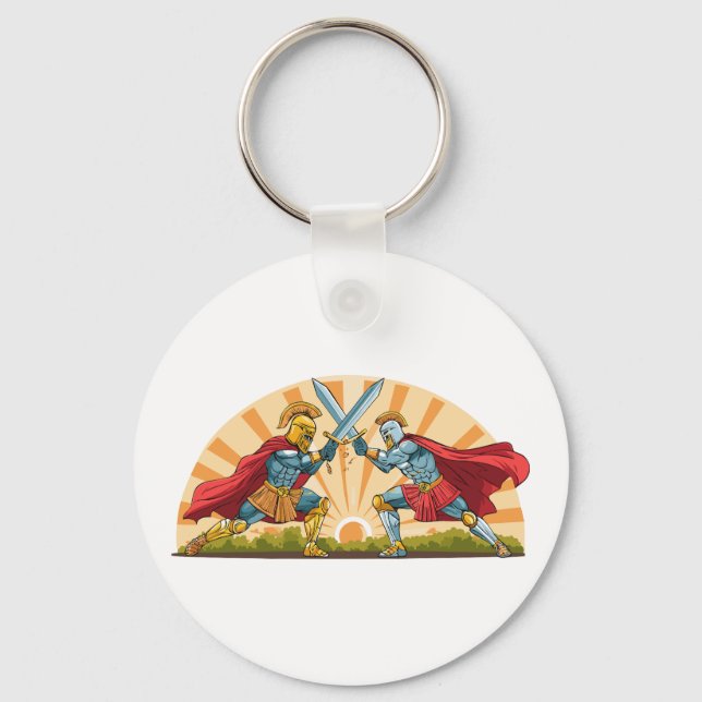 Hector and Achilles Nyckelring (Framsida)