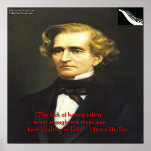 Hector Berlioz Tur För Talang Citat Affisch