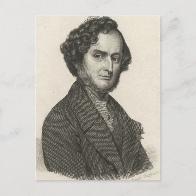 Hector Berlioz Vykort (Framsida)