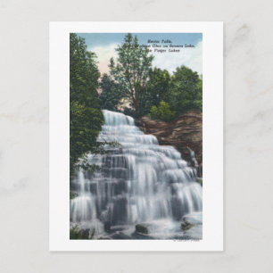 Hector Falls nära Seneca Sjö View Vykort