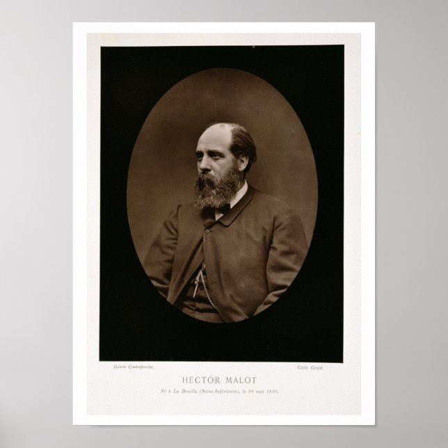Hector Malot (1830-1907), från "Galerie Contempora Poster (Framsidan)