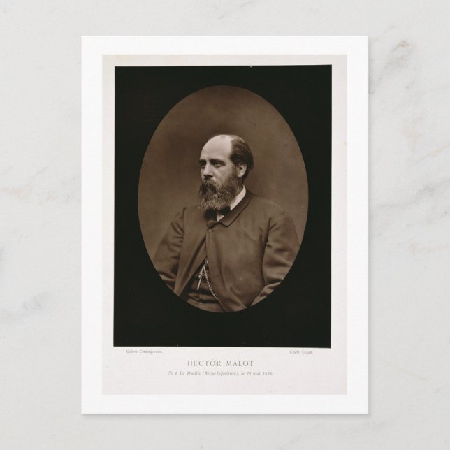 Hector Malot (1830-1907), från "Galerie Contempora Vykort (Framsida)