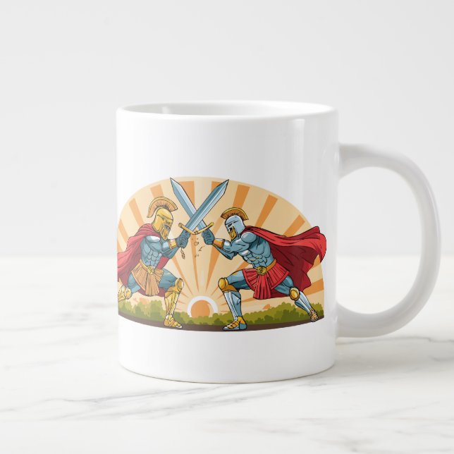 Hector och Akilles Jumbo Mugg (Höger)