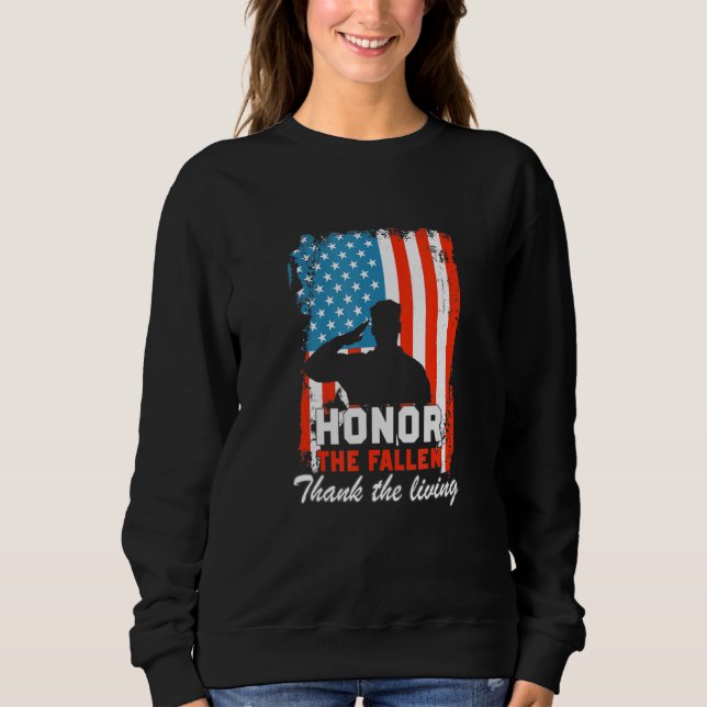 Heder den fallna tack till minnesdagen. t shirt (Framsida)