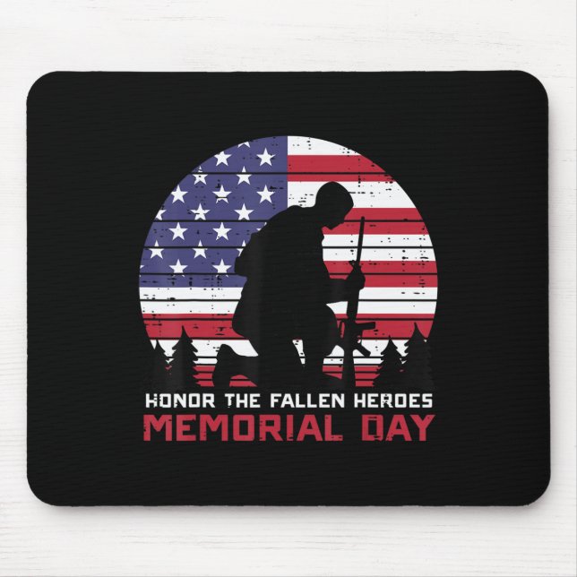 Heder Fallen Heroes Memorial Day US Flagga Manar W Musmatta (Framsidan)