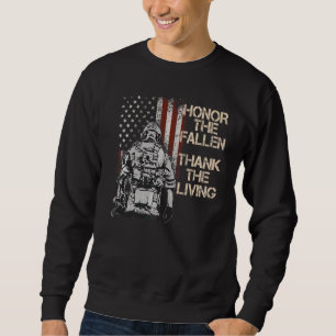 Heder, Fallen, tack till den levande amerikanska F Lång Ärmad Tröja