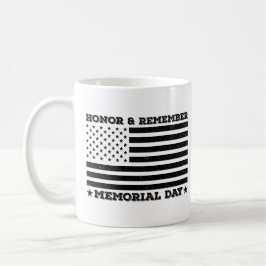 Heder Kom ihåg minnesdagen med patriotisk design - Kaffemugg