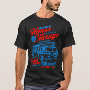 Heder- och mods-brandsläckare, brandskyddspapper i t shirt
