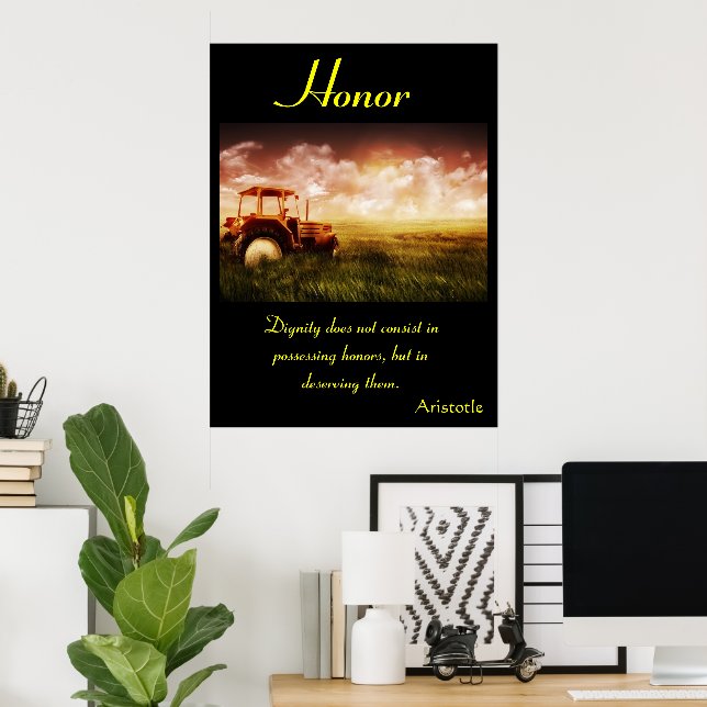 Heder Prevails Amid Vast Prairie Tranquibility Poster (Hemmakontoret)