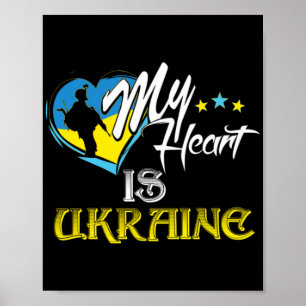 Heder till ukrainska soldater poster
