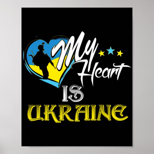 Heder till ukrainska soldater poster (Framsidan)