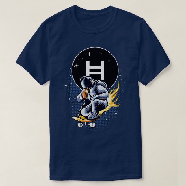 Hedera Hashgraph Crypto Coin HBAR T Shirt (Design framsida)