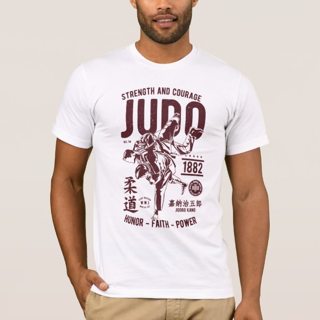 Hedern av Judo T Shirt (Framsida)