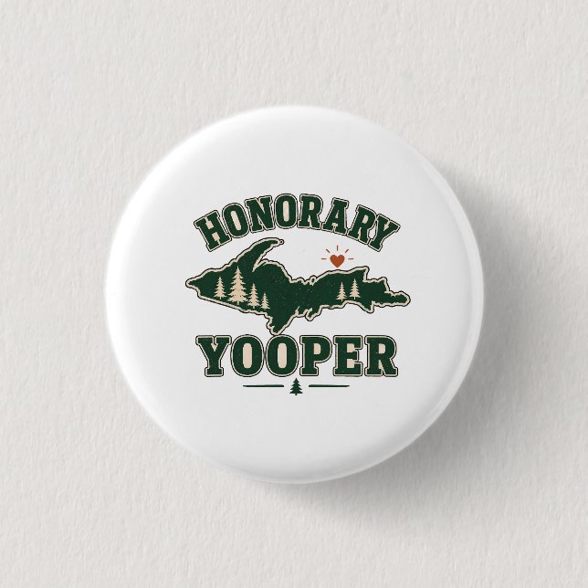 Heders-Yooper - Övre halvön i Michigan Knapp (Framsida)