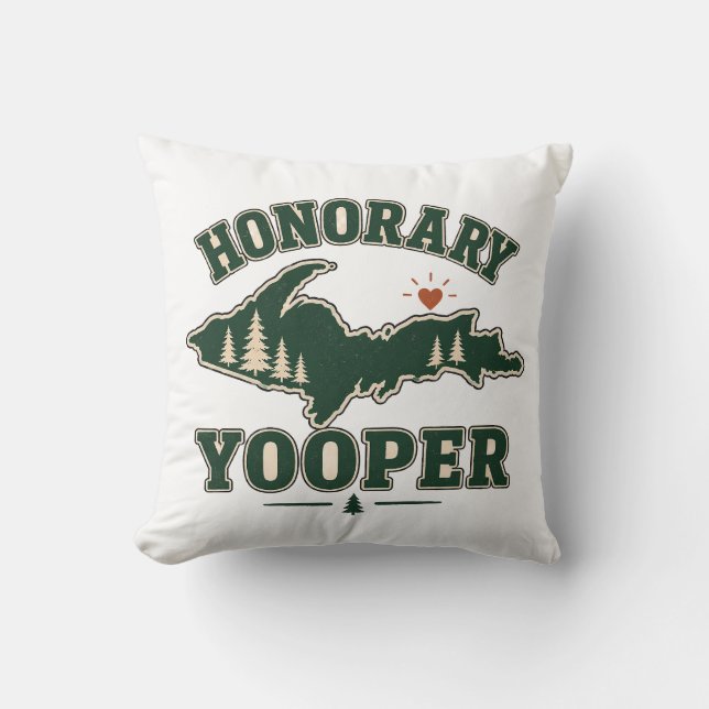 Heders-Yooper - Övre halvön i Michigan Kudde (Framsida)
