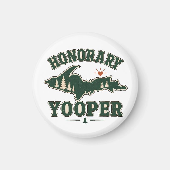 Heders-Yooper - Övre halvön i Michigan Magnet (Framsidan)