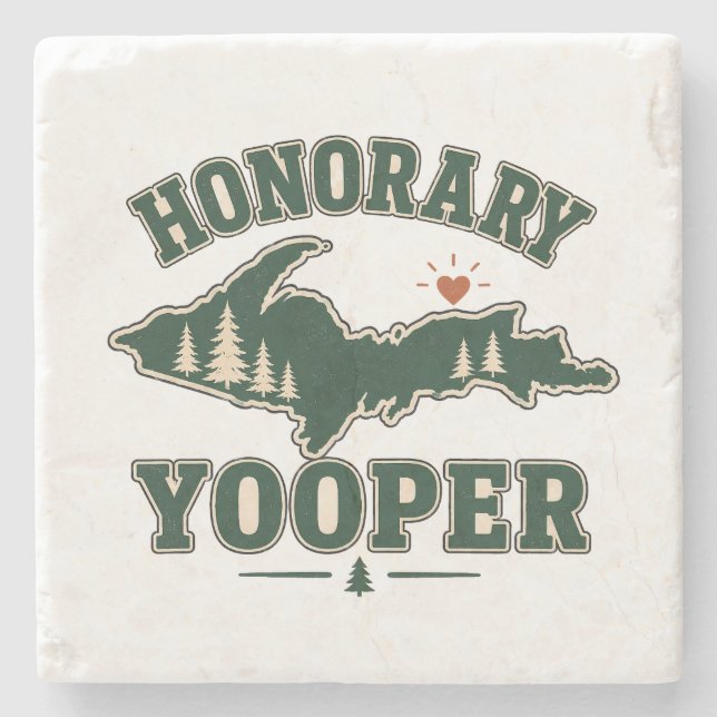 Heders-Yooper - Övre halvön i Michigan Stenunderlägg (Framsidan)