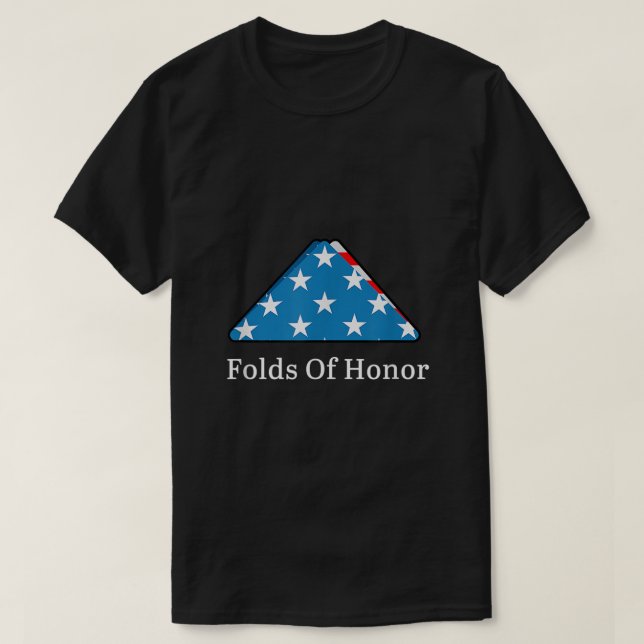 Hedersfallna militärs första responders pa t shirt (Design framsida)