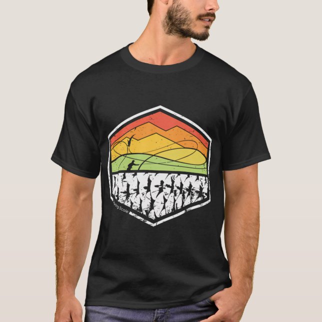 Hedersutmärkelse genom att jaga Scale T Shirt (Framsida)