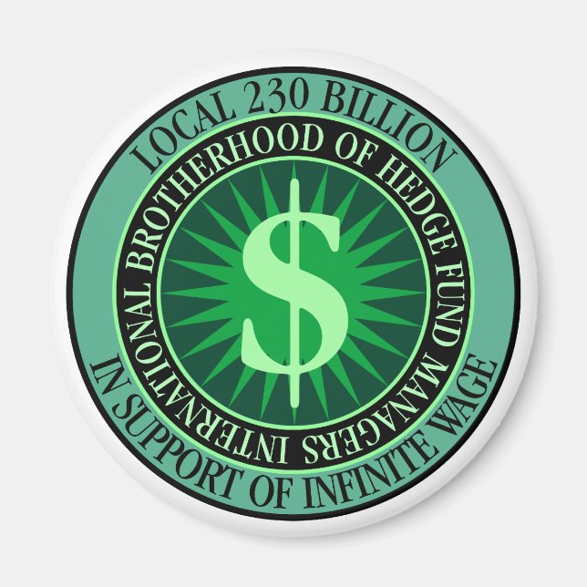 Hedge Fund Managers Union Magnet (Framsidan)