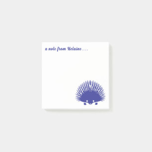 Hedge Life Hedgehog Mamma Anpassningsbar Färg och Post-it Block