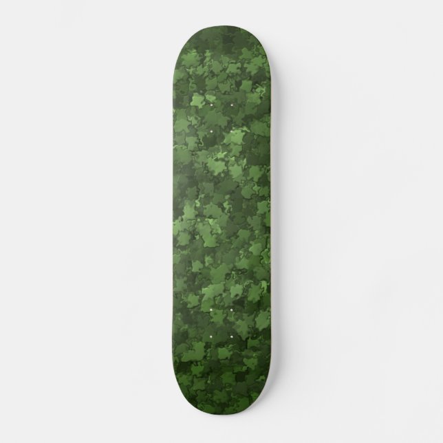 Hedge Löv Camo Mini Skateboard Bräda 18,5 Cm (Framsida)