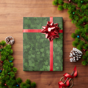 Hedge Löv Camo Wrapping Papper Presentpapper