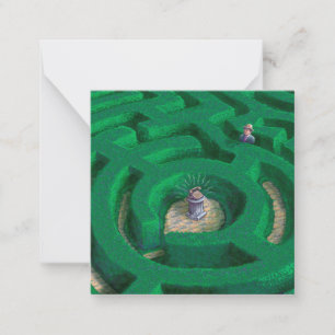 Hedge Maze-kort Anteckningskort