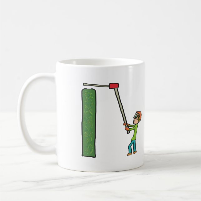 Hedge Trimming Kaffemugg (Vänster)