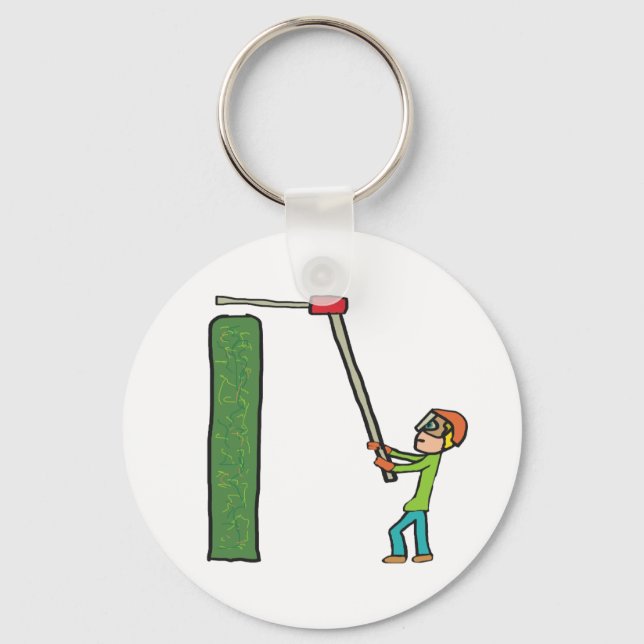 Hedge Trimming Nyckelring (Framsida)