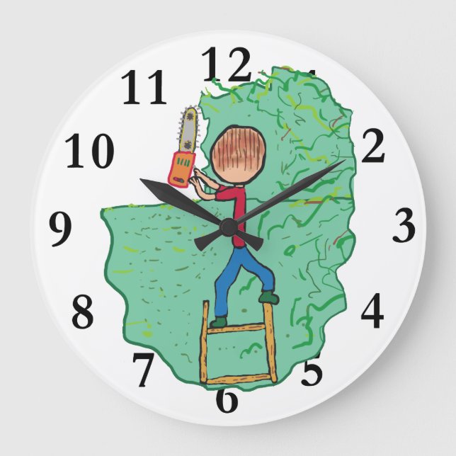 Hedge Trimming Stor Klocka (Framsida)