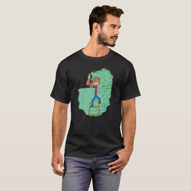 Hedge Trimming T-shirt (Hel framsida)