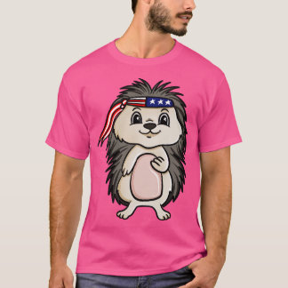 Hedgehog American T Shirt